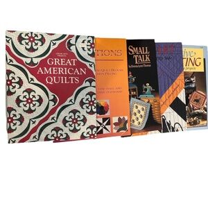 90s MYSTERY LOT OF 3 CRAFTER QUILTING HOBBY PHOTO & INSTRUCTION SOFT COVER BOOKS